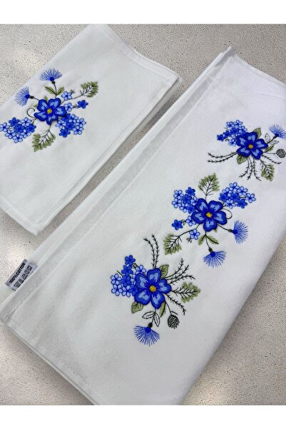 TUTUYA TEXTIL Вишитий 3-вимірний рушник з аналом і дівчиною, марка MİNEL, для весільного приданого, щоденного використання, подарунковий