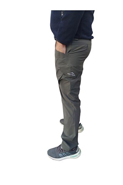 SNOWMOUNT Günlük Taktikal Likralı Trekking Haki Renk Mevsimlik Pantolon