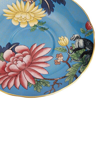 Wedgwood Wonderlust Sapphire Garden Çay Fincanı ve Tabağı