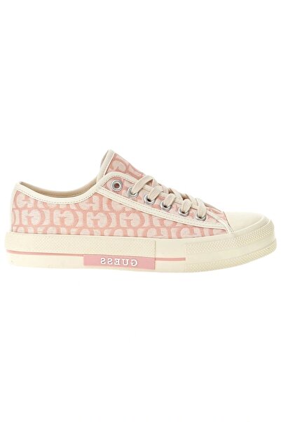 Guess Women's Pink Carey Logo Sneakers