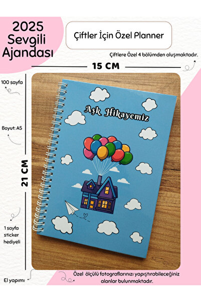 Else Craft Sevgili Ajandası -çiftler Için Özel Planner Anılarınızı Planlayın ...