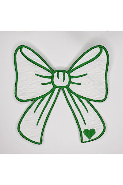 decofav Șervețel de cocktail din țesătură decorativă brodată verde în formă d...