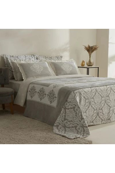 Karaca Home Timeless 8-teiliges Hochzeitsset Grau