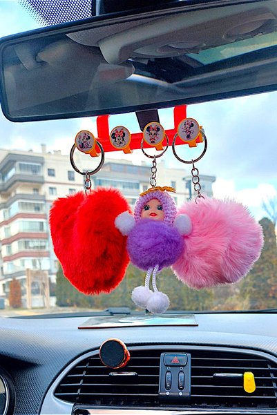 HR PLAST Oto araç içi Süs Ve Koku Organizer Aksesuar Dikiz Aynası Askı Aparatı mini