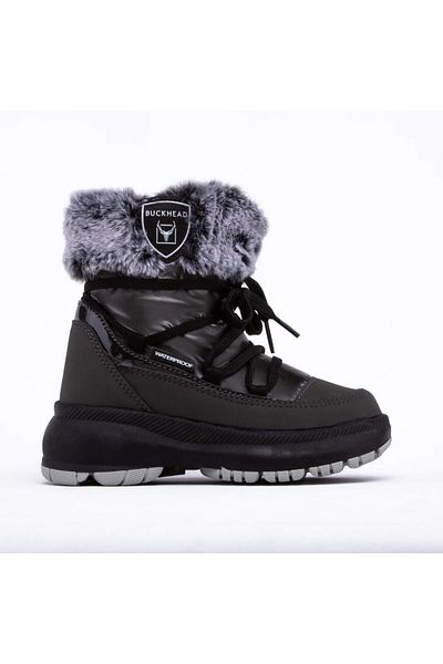 BUCKHEAD Buck1080 Ego Wp Brand Girl's Snow Boots Σκούρο Ασημί
