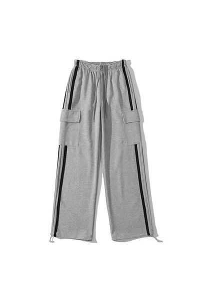DEEFWEAR Y2k Black Knitted Pants Tracksuit