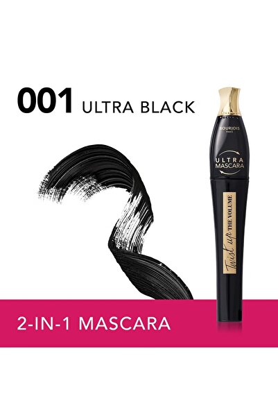 Bourjois Twist Up The Volume Mascara - 001 - Ultra Black