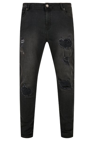 Urban Classics Herren Heavy Destroyed Slim Fit Jeans
