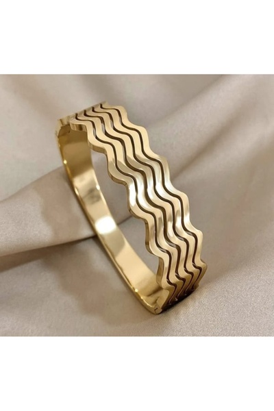 İnci Çelik Kelepçe Bileklik