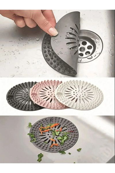 Mode Cool Silicone Bathroom and Kitchen Drain Sealer Garbage Holder Sink Strainer