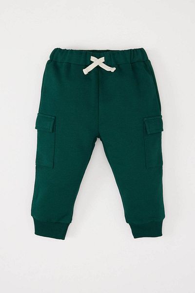DeFacto Dark Green Sweat Bottom-Top Suit for Baby Boy - E0286A5/Gn671