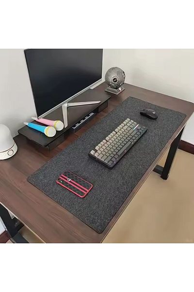 Next Craft Mouse Pad Desk Protector Large Felt Gamer Mat 3mm Anthracite Color