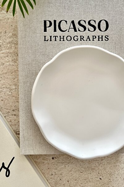 Mandalin Art Studio Καμπυλωτό Στρογγυλό Διακοσμητικό Πιάτο, Δίσκος αρραβώνων 20 εκ