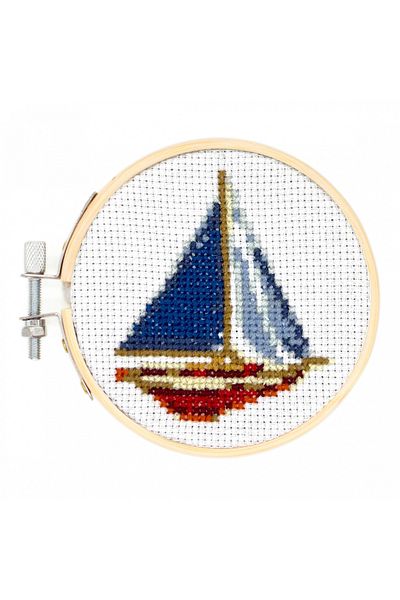 Kikkerland Mini Cross Stitch Embroidery Set – Barcuta