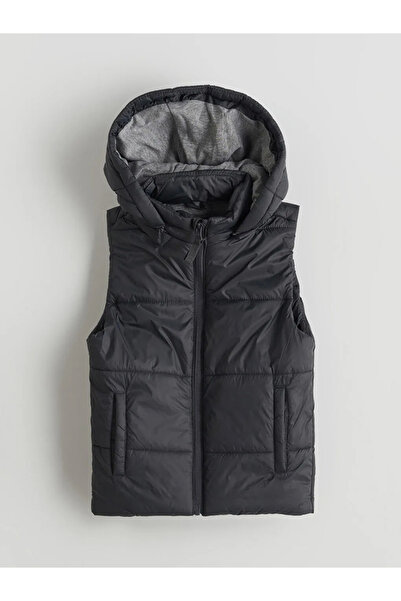 LC Waikiki Lcw Kids Anthracite Hooded Boy's Inflatable Vest