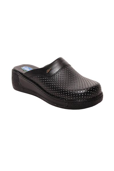 Dr.Comfort Dr. Comfort 600 Orthopedic Genuine Leather Women's Sabo Black