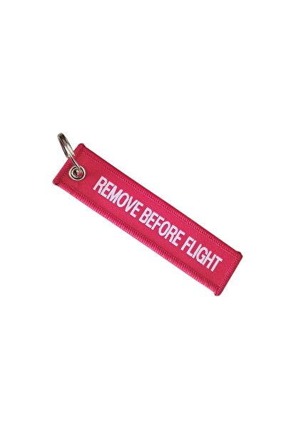hiçdurmaal Remove Before Flight Yazılı Bez Anahtarlık 1 Adet