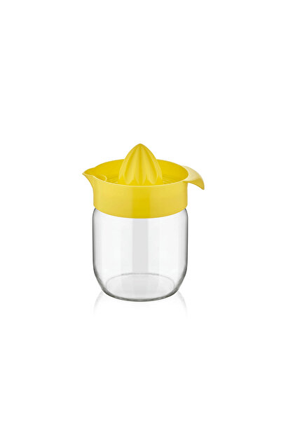 MUF HOME 425Cc Practical Lemon Bowl - Glass Lemon, Orange and Citrus Juicer