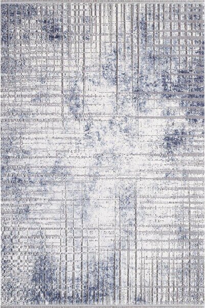 Artemis Halı Artex Gri Mavi Modern Eskitme Halı 05854a