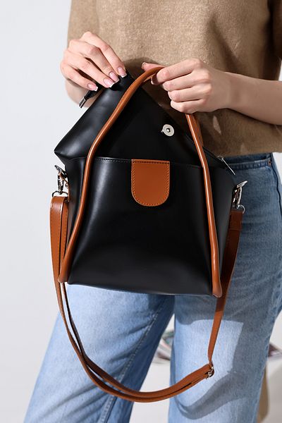 Moda azza ΜΑΥΡΗ ΤΣΑΝΤΑ ΩΜΟΥ ΜΕ ΚΛΕΙΣΙΜΟ ΜΑΓΝΗΤΗΣ ΚΑΤΑΣΚΕΥΗΣ