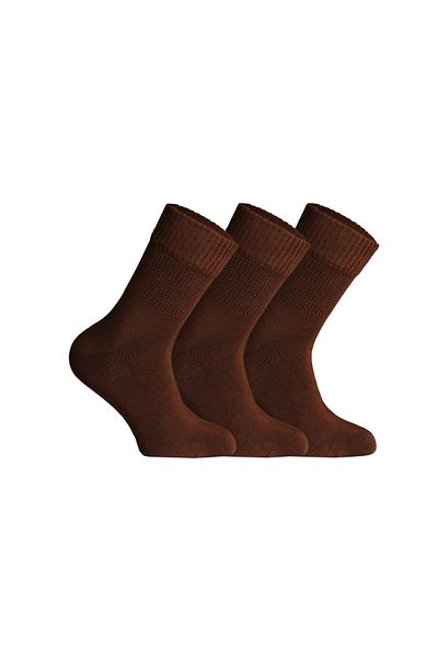 LOVE RAİN FASHİON Comfort Series 3-Piece Unisex Bamboo Organic Diabetic Daily Socks