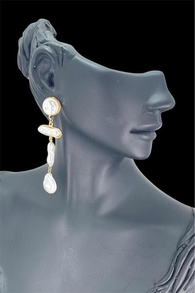 TRENDTAKI incili sallantı harika tasarım gold kaplama 0169