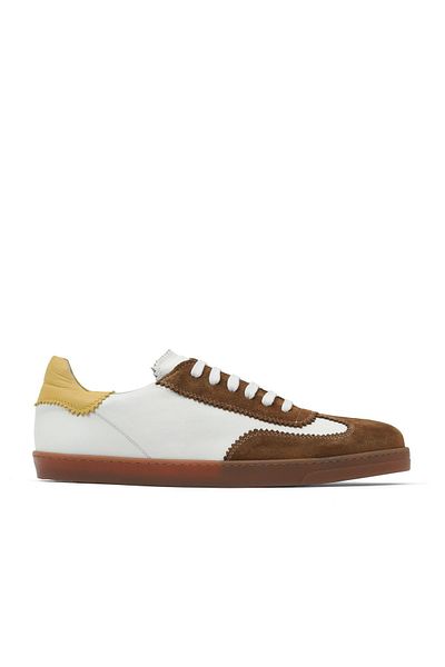 Bueno Shoes Мъжки маратонки от велур в кафяво 01me4601