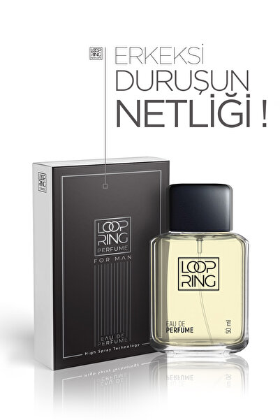 Loopring Perfume 205 Enigmatic Erkek Parfüm 50 ML Yoğun Odunsu Amber Kalıcı EDP