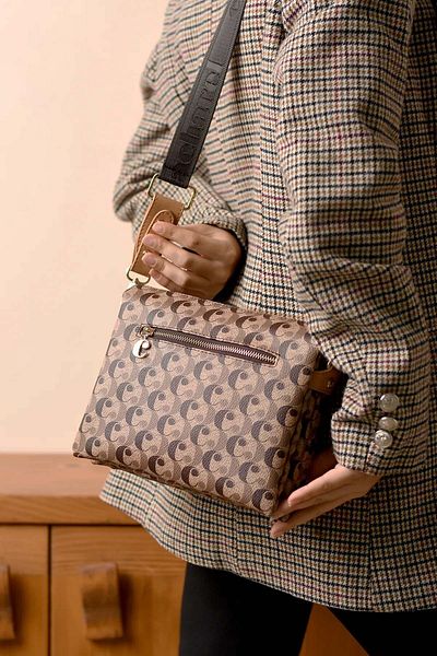 Cacharel Paris Women's 3 Compartment Long Cross Strap Shoulder & Hand Bag