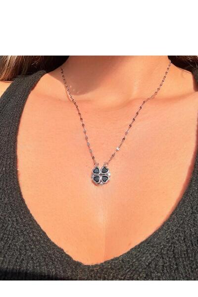 stainless steell Kalpli yonca kolye