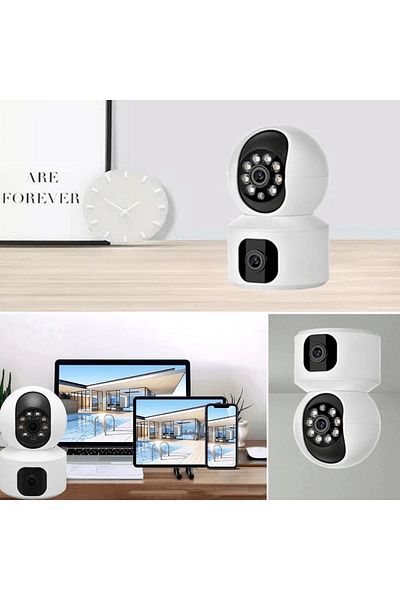 NEZADE STORE Yosee Application Dual Camera Wireless Connected Night Vision Home Security Camera (Lisinya)