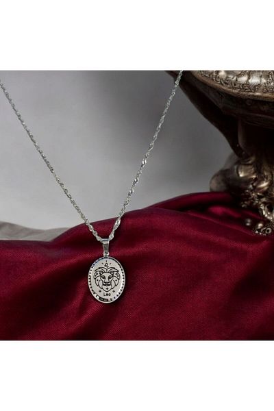 AKSESUARIM Women's Enameled Steel Zodiac Necklace