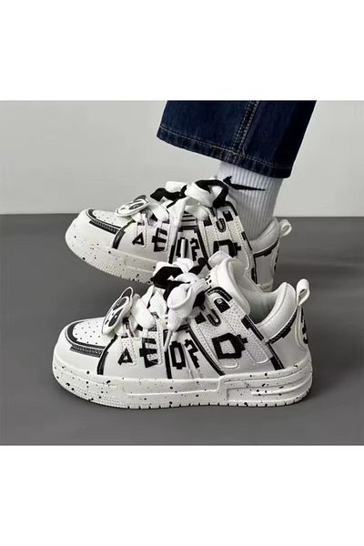 ARDSU Pantofi de damă alb cu model panda