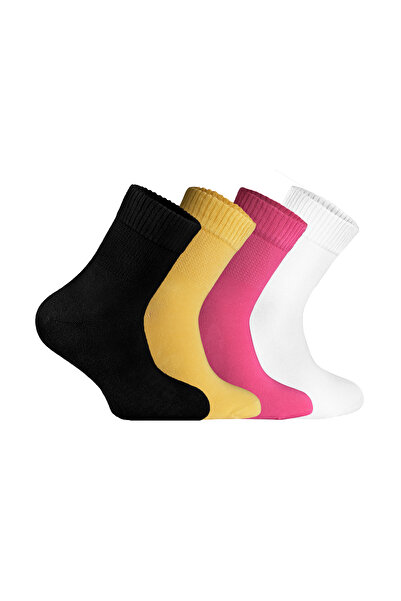 LOVE RAİN FASHİON Comfort Serisi 4 'lü Unisex Bambu Organik Diyabetik Günlük ...