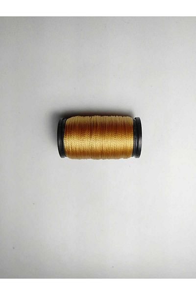 Eskişehir hobi sanat 0,2 mm 30 μέτρα κλωστή χάντρας προσευχής Χρυσό κίτρινο χρώμα (πιο λεπτή κλωστή χάντρας προσευχής)