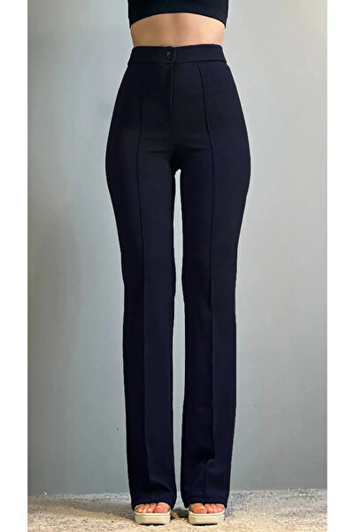 VOLT CLOTHİNG Női Lycra magas derekú Palazzo nadrág szett 3 darabból