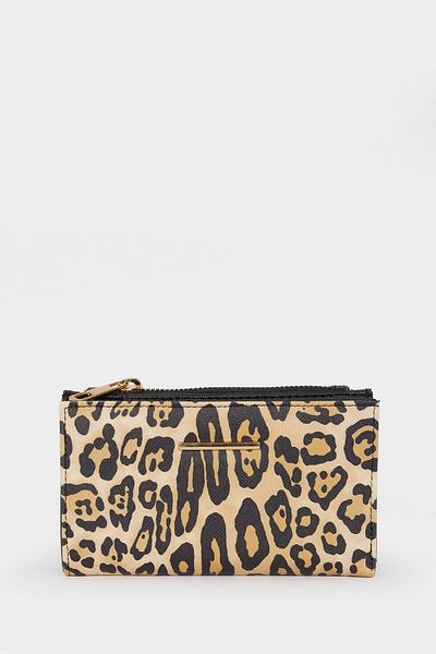 DeFacto Women's Leopard Print Faux Leather Wallet E7020Axns