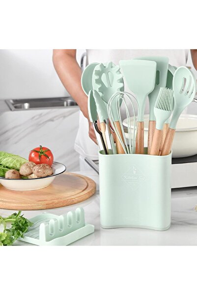 fulina Silicone Cooking Utensil Set,Silicone Kitchen Utensil Set-13pcs