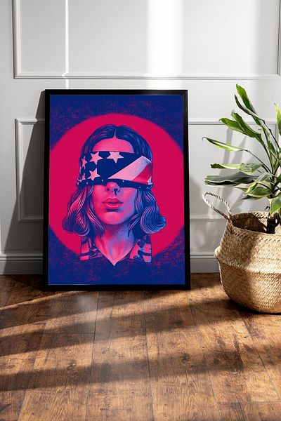 Saturn Stranger Eleven Things Pictură înrămată - Poster de televiziune