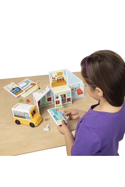 Melissa & Doug Magnetic Play Set At School - Melissa & Doug