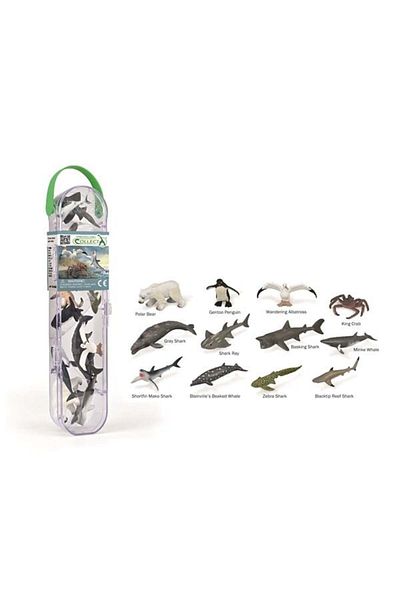 Collecta Box of 12 hand-painted minifigures Sea Animals 3 A1211