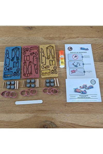 Croc toys Construction set 3 racing cars, Croc toys