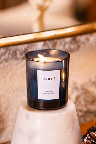 Rakle Basic Osmanthus Kokulu Mum Lacivert 170 gr