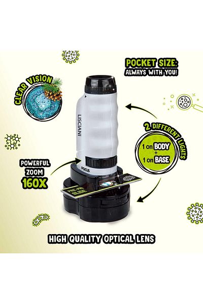 Lisciani The Little Genius' Experiments - Mini Microscope