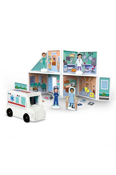 Melissa & Doug Magnetic Hospital Playset - Melissa & Doug