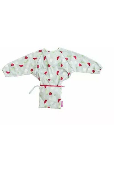Tidy Tot Bib with sleeves and suction cups - Fruits