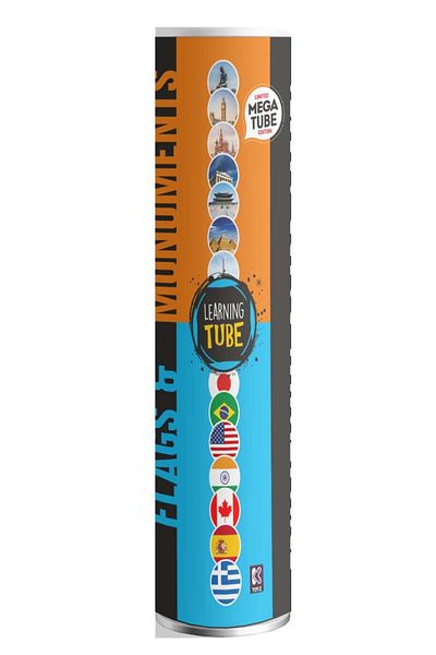 K-TOYZ Learning Tube® Game - Flags & Monuments of the World