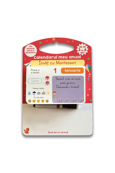 Dph My annual calendar - Learning with Montessori - from 3 to 6 years old