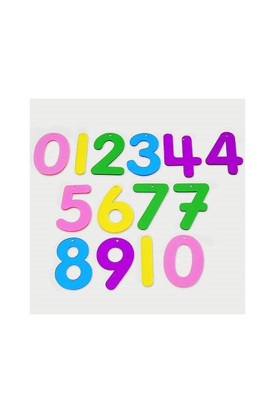 TickiT Set of 14 translucent Rainbow numbers for light tables and tables