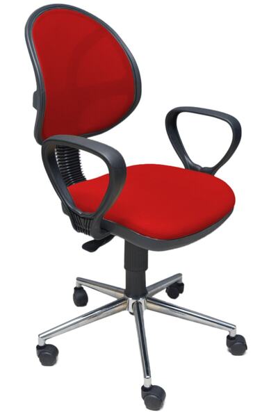 obc ofis büro concept Krom Ayak - Fileli Ofis Büro Öğrenci Çalışma Koltuğu - ...
